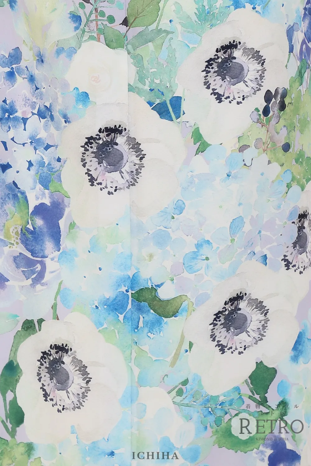 アネモネ訪問着 薄紫・いちは